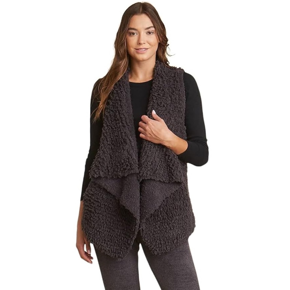 Women’s Barefoot Dreams CozyChic Loop Fringe Cascading Vest